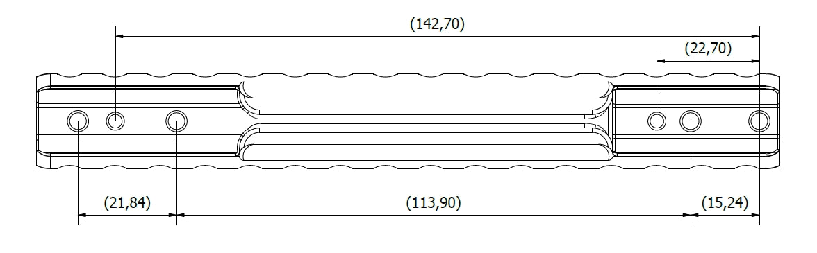 Spuhr R-7611 Remington 700 LA Scope Base 6MIL