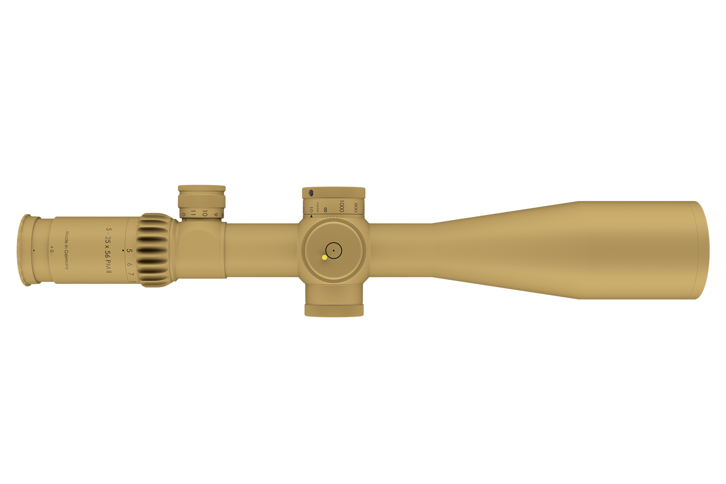 Schmidt&Bender 5-25x56 PM II LP MSR2 1cm ccw DT27 MTC LT / ST ZC CT RAL 8000 689-945-812-G8-E8