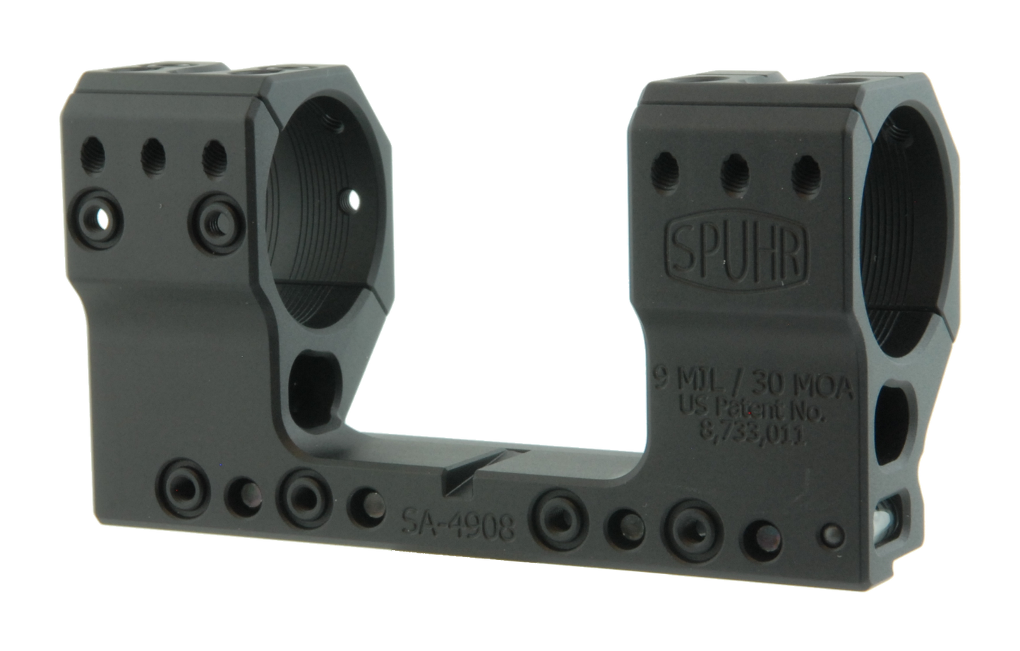SPUHR SA-4908 Scope Mount Ø34 H44mm/1.732" 9MIL AI (NVG)