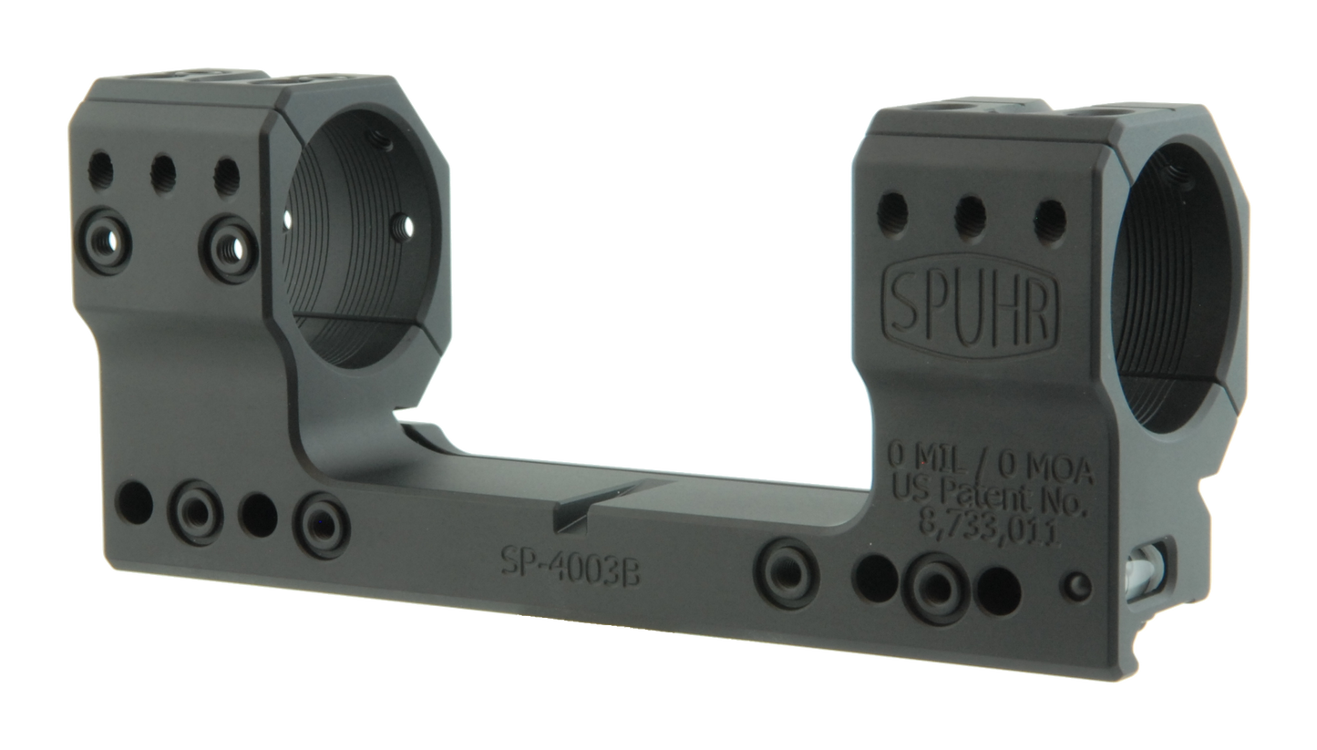 SPUHR SP-4003B Scope Mount Ø34 H38mm/1.5" 0MIL PIC