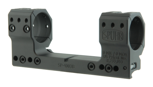 SPUHR SP-4003B Scope Mount Ø34 H38mm/1.5" 0MIL PIC