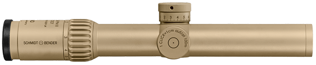 Schmidt & Bender 1.5-8x26 PMII ShortDot FD 1.BE CQB 1cm cw ST/ST Pantone 7504M