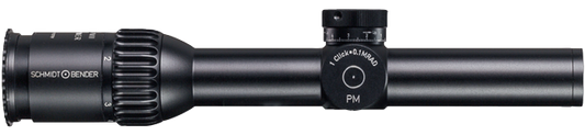 Schmidt & Bender 1.1-8x24 PMII High Power 1.BE BR-1 1cm cw ST LT/ST LT Pantone 7504M