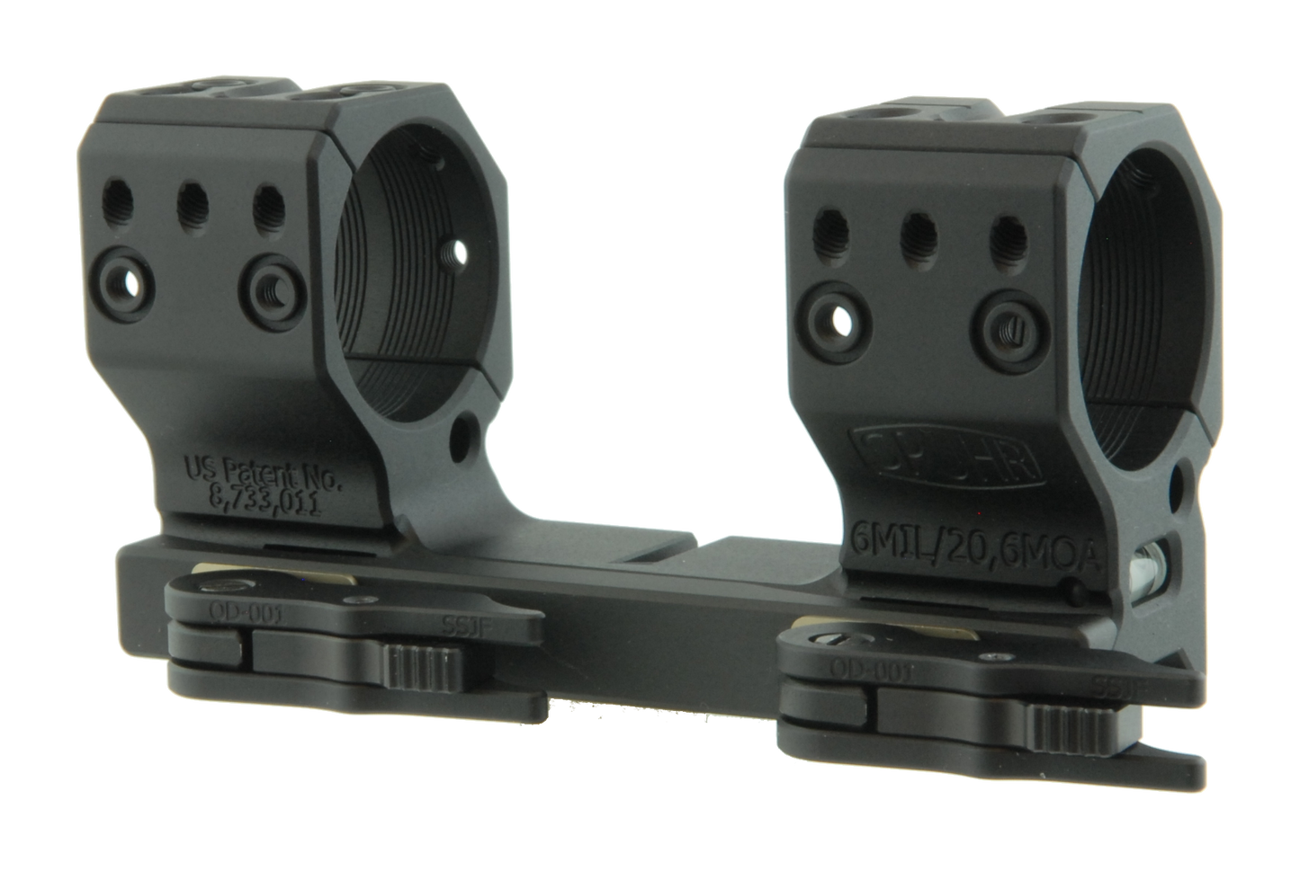 SPUHR QDP-4602 Scope Mount Ø34 H38mm 6MIL QD