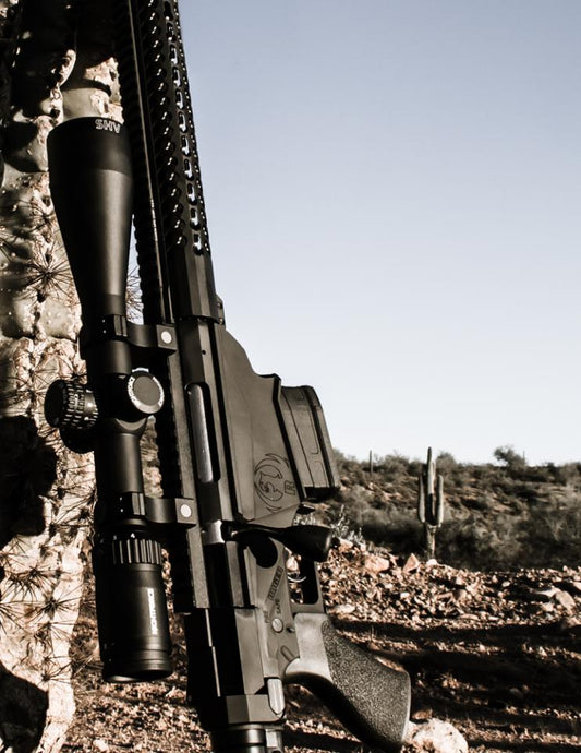 NightForce SHV 4-14x50mm F1 .250MOA Center Only Illumination MOAR