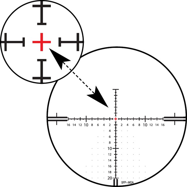 Zeiss Conquest V4 6-24x50 ASV, reticle 60, ZBi, ZMOAi-T20, ZMOAi-20