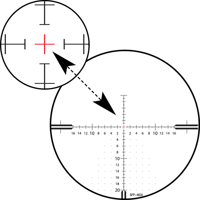 Zeiss Conquest V4 6-24x50 ASV, reticle 60, ZBi, ZMOAi-T20, ZMOAi-20