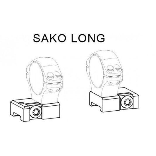 Optilock jalusta Sako pitkä sinistetty