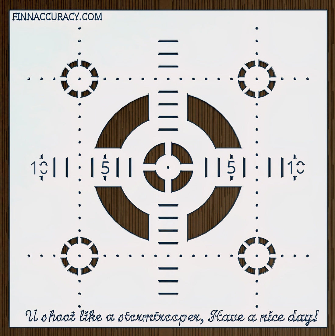 3d printable target stencil