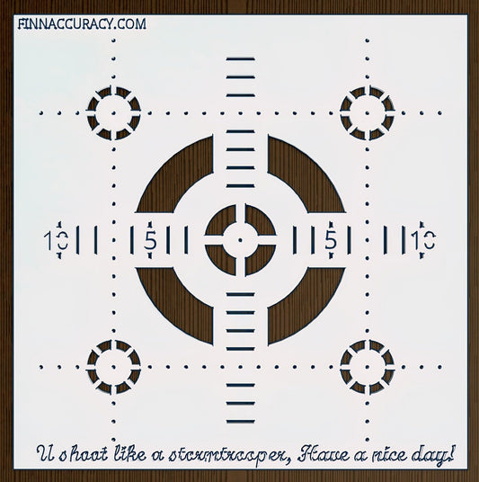 3d printable target stencil