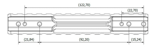 Spuhr R-7001 Remington 700 SA Scope Base 0MIL