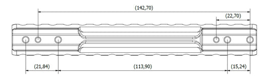 Spuhr R-7611 Remington 700 LA Scope Base 6MIL