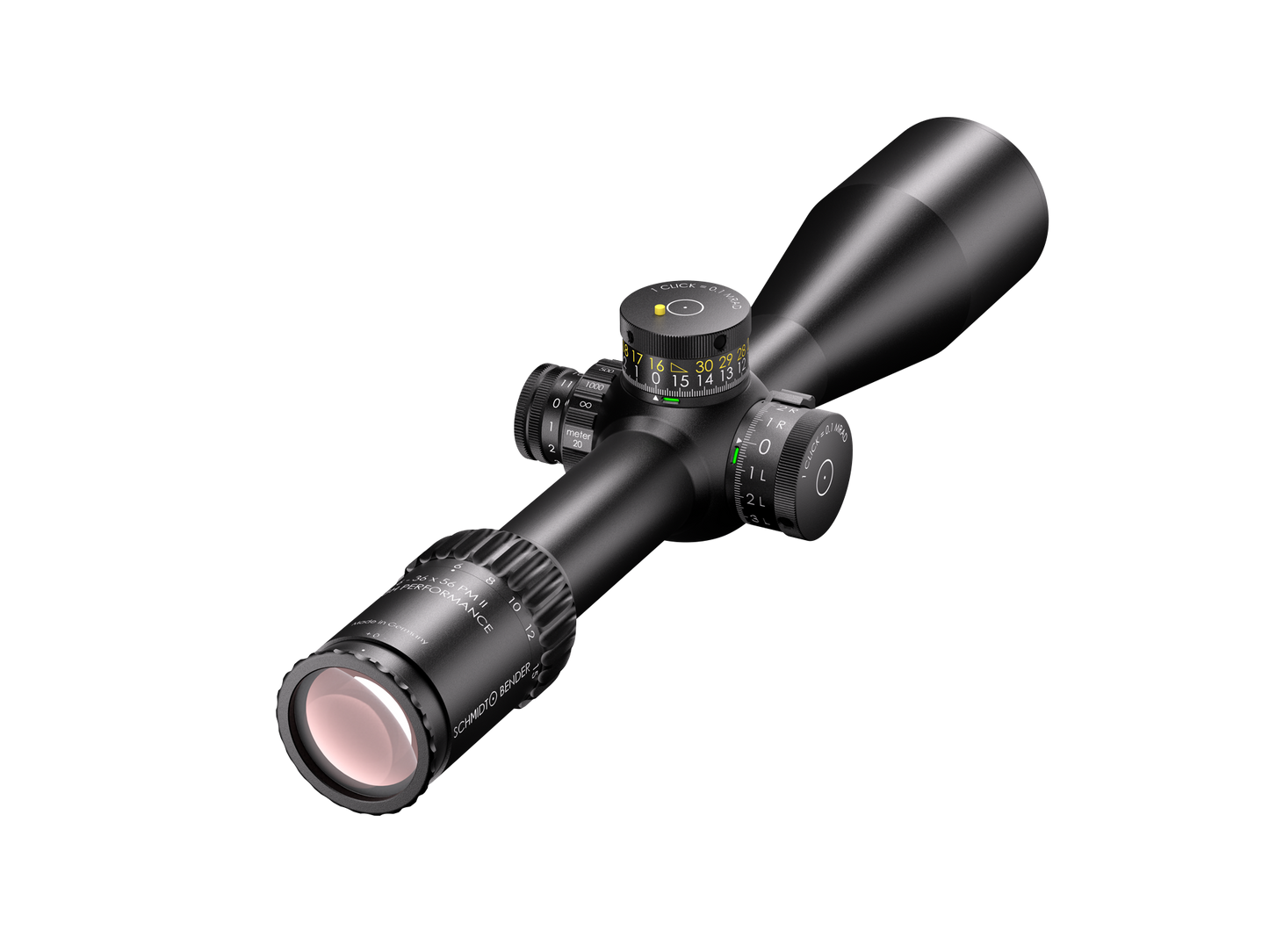 Schmidt&Bender  6-36x56 PM II High Performance LPI M1FL 1cm ccw DT II+ MTC LT / ST II ZC LT 163-911-602-M2-I5