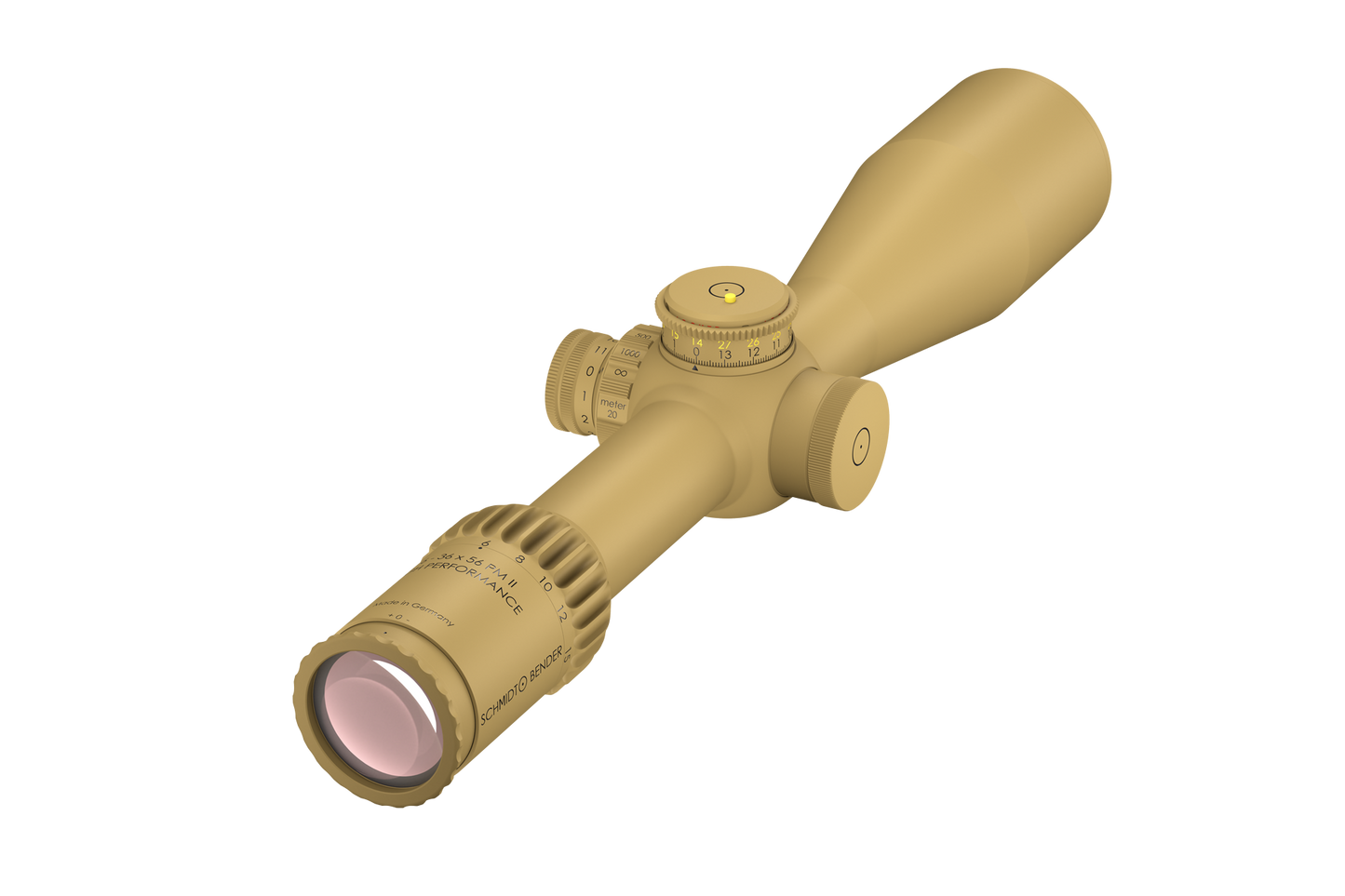 Schmidt&Bender  6-36x56 PM II High Performance LPI MSR2 1cm ccw DT27 MTC LT / ST ZC CT RAL 8000 163-945-862-G8-E8