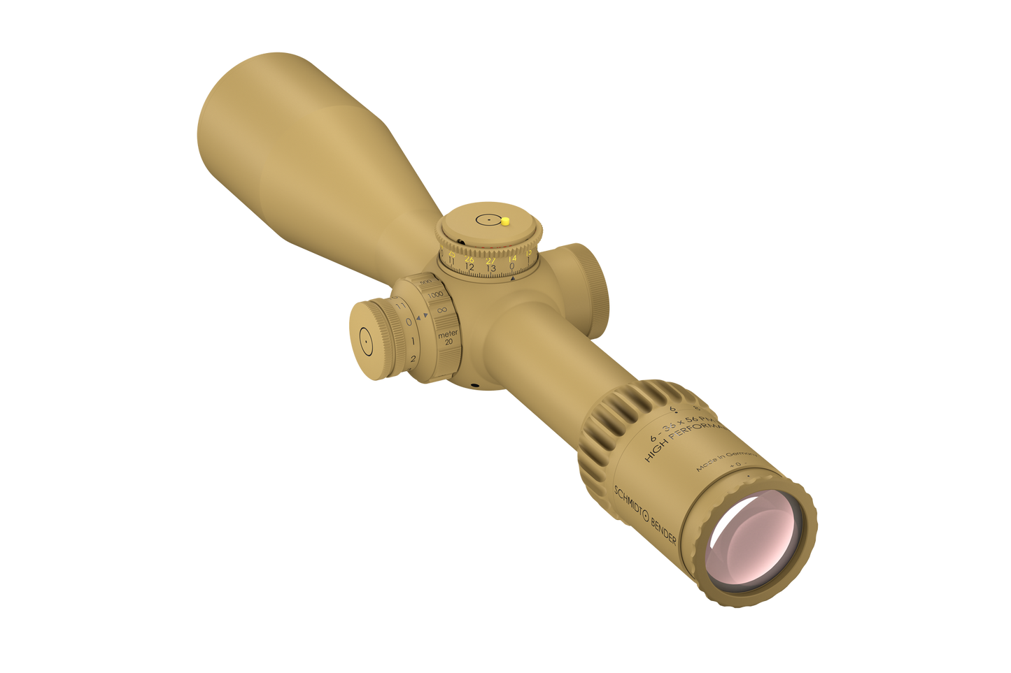 Schmidt&Bender  6-36x56 PM II High Performance LPI MSR2 1cm cw DT27 MTC LT / ST ZC CT RAL 8000 163-945-862-G9-E9