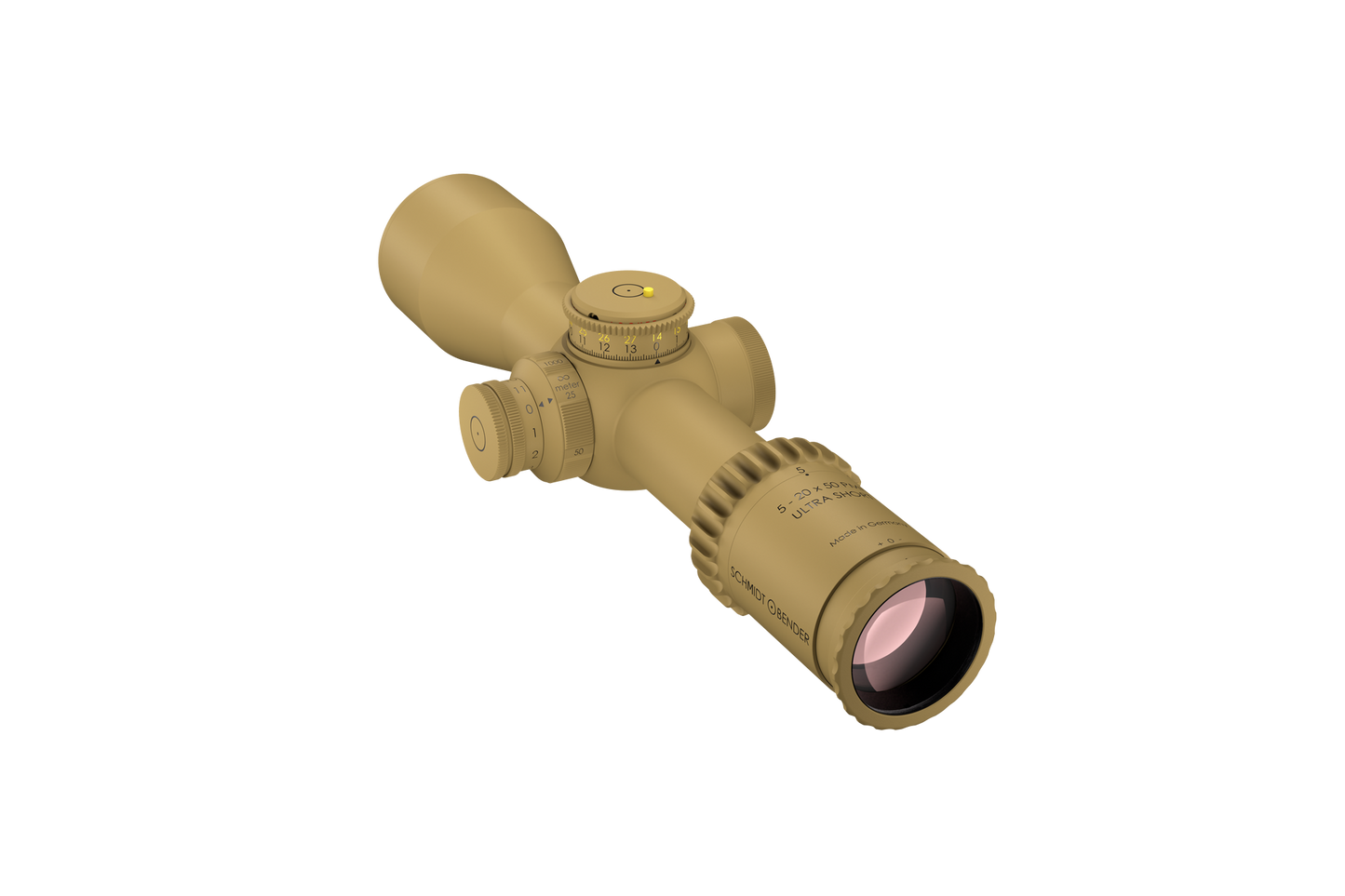 Schmidt&Bender  5-20x50 PM II Ultra Short LPI MSR2 1cm cw DT27 MTC LT / ST ZC CT RAL 8000 173-945-862-G9-E9