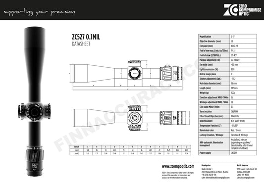 ZCO ZC527 - 5-27x56 FFP