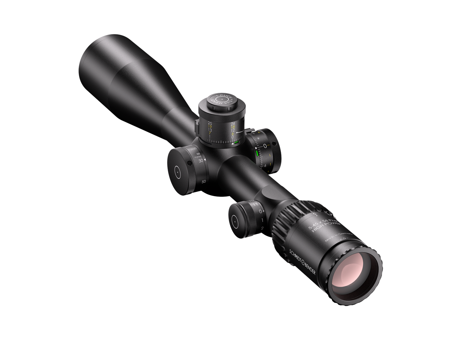 Schmidt&Bender  5-45x56 PM II High Power LP LRR-MIL 0,05 mrad ccw MT II MTC LT / DT II+ ZC LT 666-911-41C-I1-H5