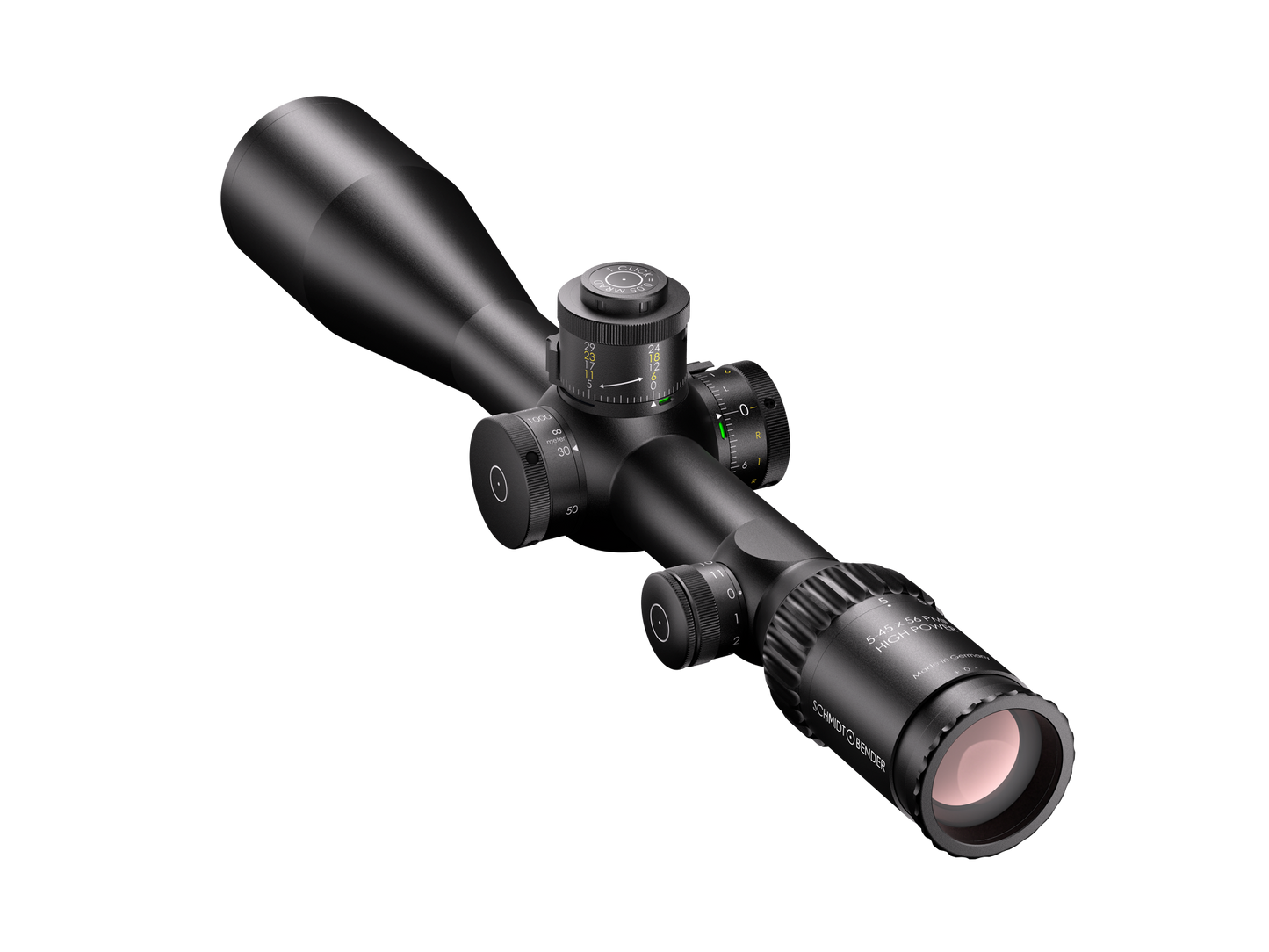 Schmidt&Bender  5-45x56 PM II High Power LP LRR-MIL 0,05 mrad cw MT II MTC LT / DT II+ ZC LT 666-911-41C-I2-H6