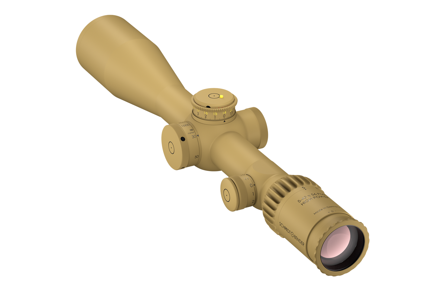 Schmidt&Bender  5-45x56 PM II High Power LP MSR2 1cm ccw DT27 MTC LT / ST ZC CT RAL 8000 666-945-842-G8-E8