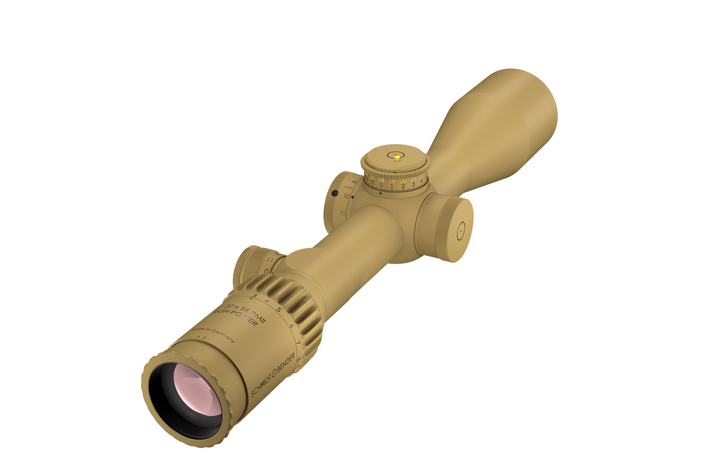 Schmidt&Bender  3-27x56 PM II High Power LP MSR2 1cm cw DT35 MTC LT / ST ZC CT RAL 8000 669-945-842-F2-E9