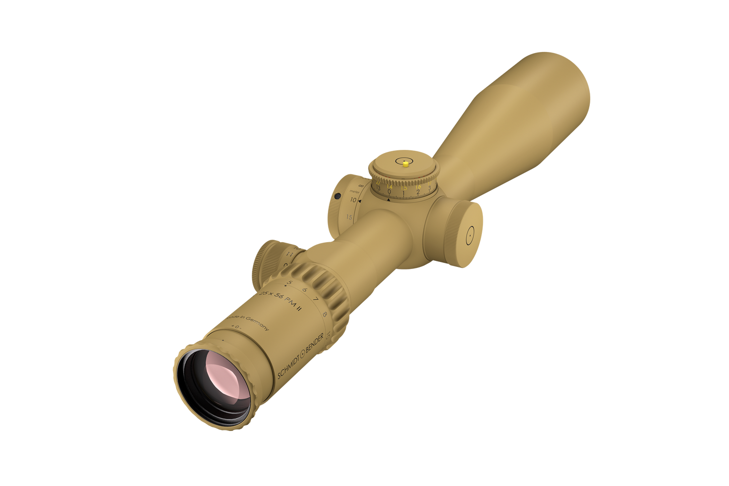 Schmidt&Bender  5-25x56 PM II LP MSR2 1cm cw DT27 MTC LT / ST ZC CT RAL 8000 689-945-812-G9-E9