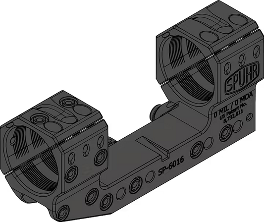 Spuhr SP-6016M Cantilever Scope Mount Ø36 H38mm/1.5" 0MIL PIC