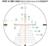 Vortex Viper HD 5-25x50 FFP VMR-4 mrad