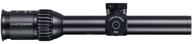 Schmidt & Bender 1.1-8x24 PMII High Power 1.BE BR-1 1cm cw ST LT/ST LT RAL8000
