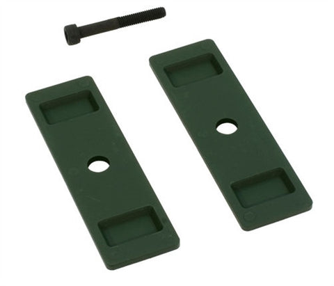 TRG Poskituen korotuspala, vihreä 3mm (sis. 2 kpl korotuspaloja + kiinnitysruuvin)