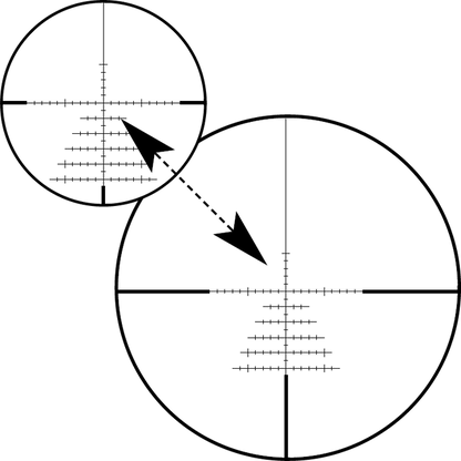 Zeiss V6 3–18x50, ballistic turret, Reticle 6, ZBR-2, ZMOA-2