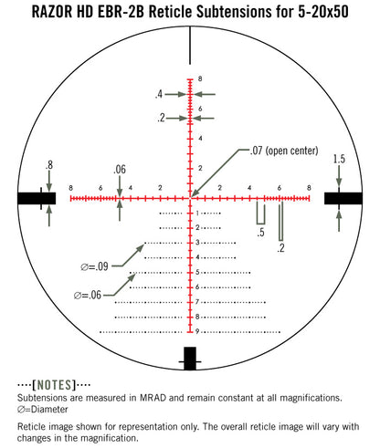 Vortex Razor HD 5-20x50 EBR-2B mrad FFP (10 MRAD Turrets)